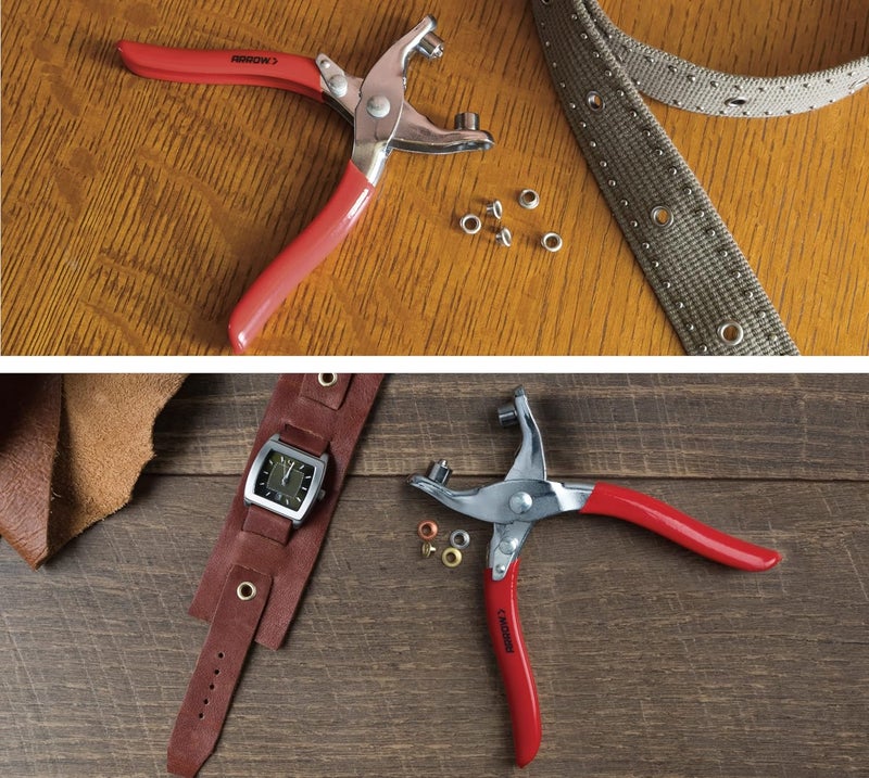 Arrow Fastener Arrow GEPK532 Eyelet Tool Kit, Hole Punch Pliers for Fabric, Leather, Canvas, Includes 100 Eyelets, 5/32-Inch, Gold,silver - Image 4